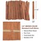 CraftySticks Colored Wood Craft Sticks 4.5 Inch, Red Orange Yellow Green Blue Purple White Black Pink Brown Popsicle Sticks